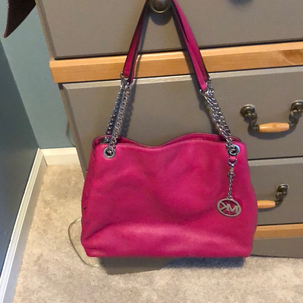 Authentic Michael Kors pink bag